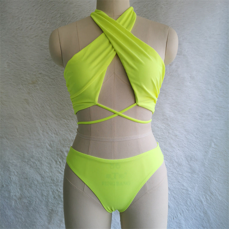 New Three Piece Swimsuit Women Dress Printed Bikini Sexy Split Swimsuit Bella Mia